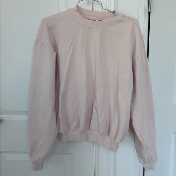Skims holt renfrew oversized Women's Pink Sweatshirt medium Kim kardashian - Picture 4 of 9